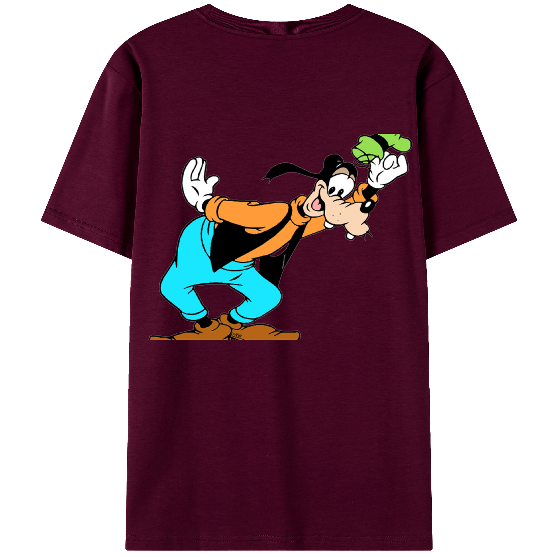 （画像用） ミッキーマウス Mickey Mouse レディース半袖Tシャツ(バックプリント)